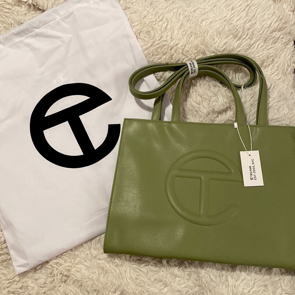 Medium Telfar Drab Shopping Bag